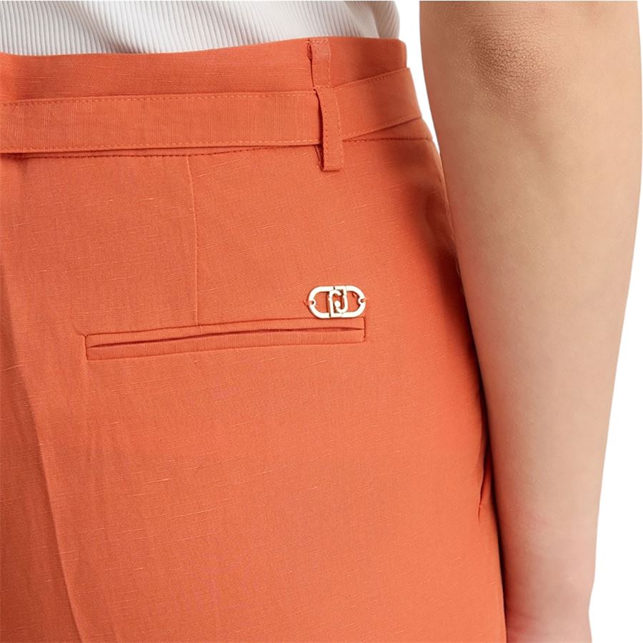 Pantaloni da donna in misto lino Liu Jo | WA5132T481871446